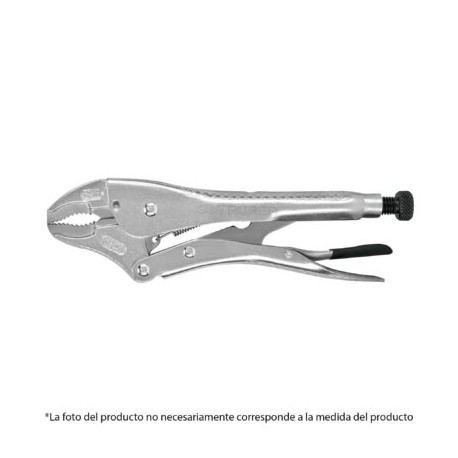Pinza de presión 5?, mordaza curva