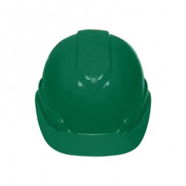 Casco de seguridad, ajuste de matraca, verde