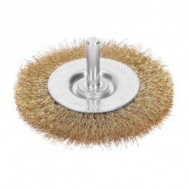 Carda circular 3? alambre fino para taladro