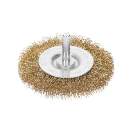 Carda circular 3? alambre grueso para taladro