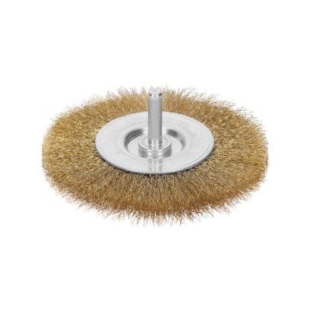 Carda circular 4? alambre fino para taladro