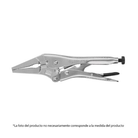 Pinza de presión 4?, punta larga