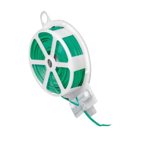 Carrete con 30 m de alambre forrado multiusos