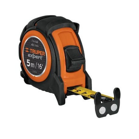 Flexómetro industrial contra impactos 5 m cinta 19 mm