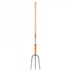 Bieldo para paja, 3 dientes, mango 48?