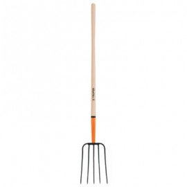 Bieldo para paja, 5 dientes, mango 48?