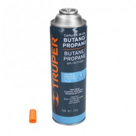 Lata de gas con válvula roscada de 275 g