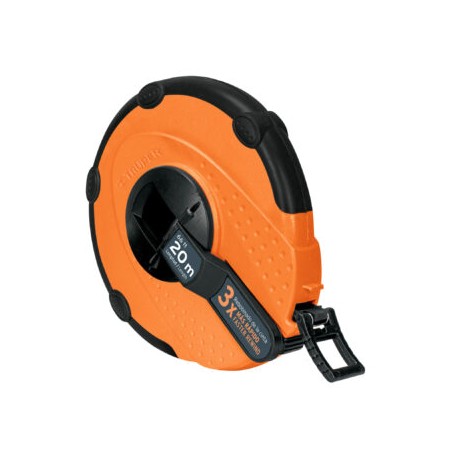 Cinta larga 20 m de fibra de vidrio, carcasa plástica