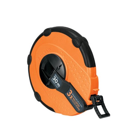 Cinta larga 30 m de fibra de vidrio, carcasa plástica