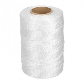 Carrete con 165 m de hilo para albañil blanco