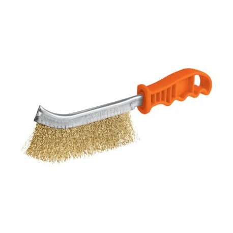 Cepillo de alambre curvo anti-chispa de alambre ondulado