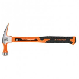 Martillo de uña recta, 18 oz, mango fibra de vidrio