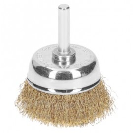 Carda de copa 1-3/4? alambre grueso para taladro