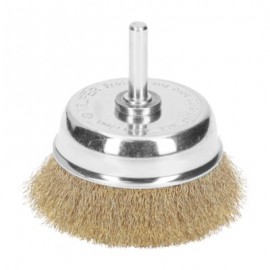 Carda de copa 2-3/4? alambre fino para taladro