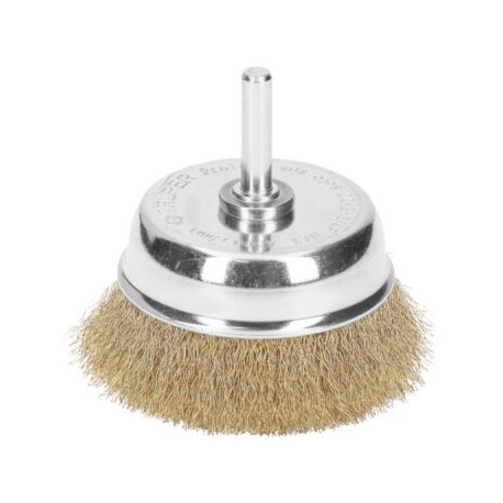 Carda de copa 2-3/4? alambre fino para taladro