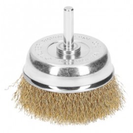 Carda de copa 2-3/4? alambre grueso para taladro