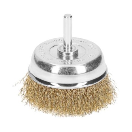 Carda de copa 2-3/4? alambre grueso para taladro