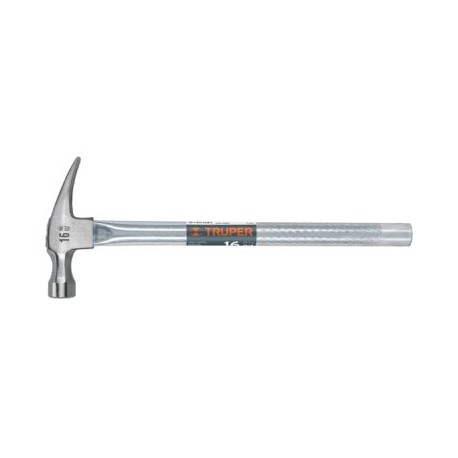 Martillo uña recta 16 oz, mango tubular