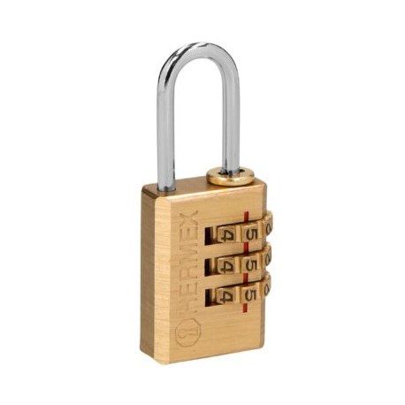 Candado de latón, 20mm de combinación