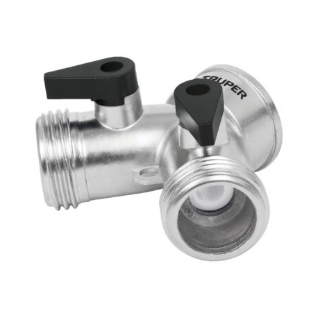 Conector «Y» metálico, entrada 3/4?