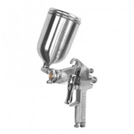 Pistola p/pintar gravedad LVMP vaso aluminio, 1.7 mm