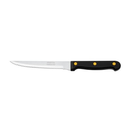 Cuchillo para asado con sierra, mango plástico, 5?
