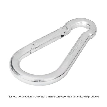 Bandola mosquetón, de acero, 3/16?