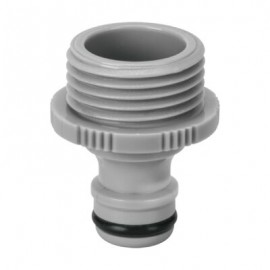 Conector 3/4? rápido macho de ABS, sistema click