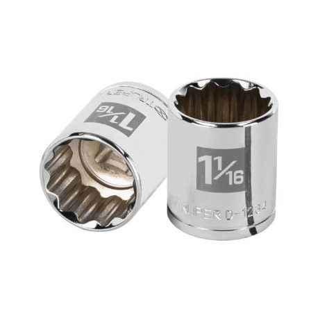 Dado de 1-1/16?, 12 puntas, cuadro 1/2?