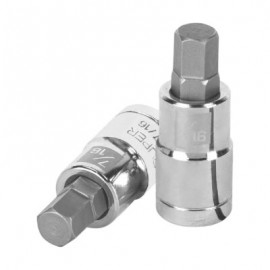 Dado punta hexagonal de 7/16?, cuadro 1/2?