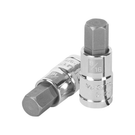 Dado punta hexagonal de 9/16?, cuadro 1/2?