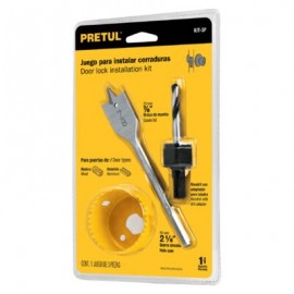 Kit 3 brocasierras para madera para cerraduras