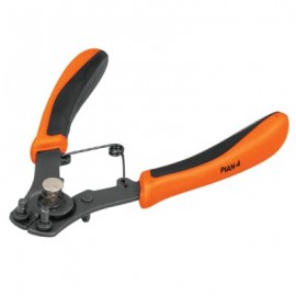 Pinza para anillos de retención, 4 cabezas intercambiables