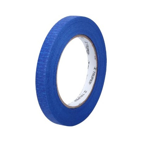 Cinta masking tape azul de 1/2? x 50 m