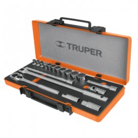 Juego de 18 herramientas cuadro 1/2? mm para mecánico