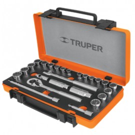 Juego de 25 herramientas cuadro 3/8? standard y mm para mecánico